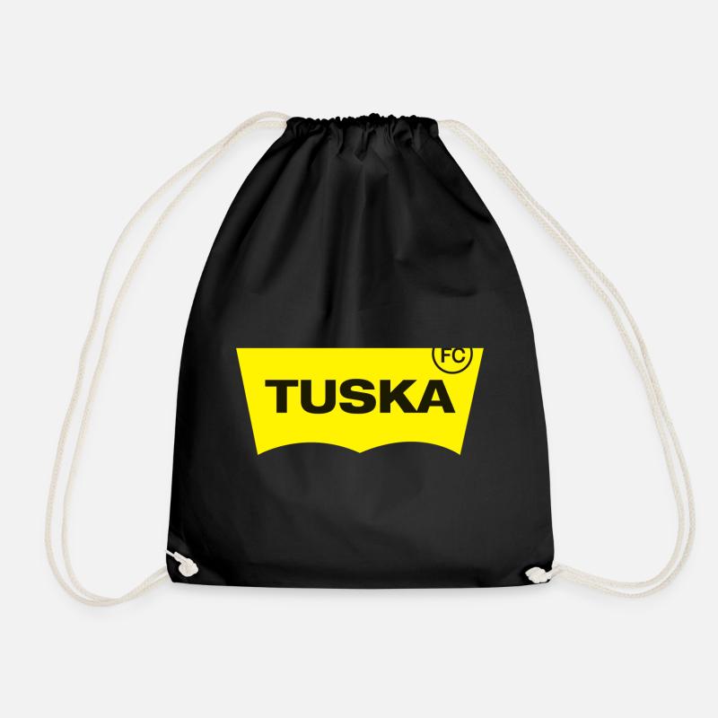Tuska Lewis gelb - Turnbeutel - Schwarz