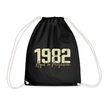 Original 1982 Rétro 1982 Cadeau d’anniversaire 1982 - Sac de sport léger - noir - Devant