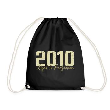 Original 2010 Rétro 2010 Cadeau d’anniversaire 2010 - Sac de sport léger - noir - Devant
