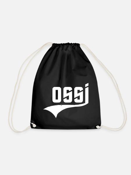 ossi shirt - Turnbeutel - Schwarz
