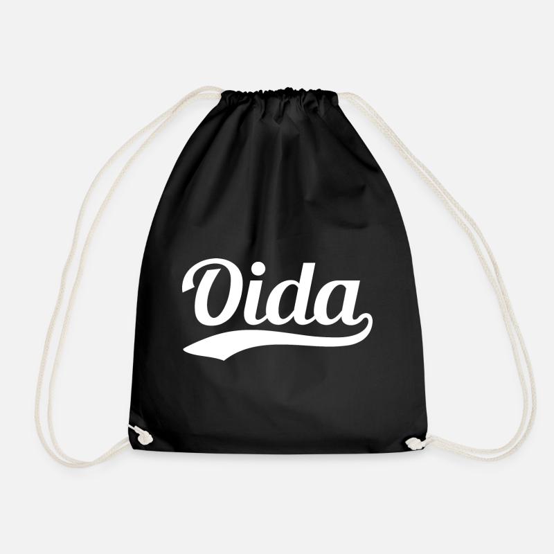 Oida Swoosh - Turnbeutel - Schwarz