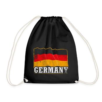 Allemagne - Sac de sport léger - noir - Devant