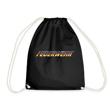 Feuerwehr - Turnbeutel - Schwarz - Vorne