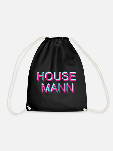House Mann - Turnbeutel - Schwarz