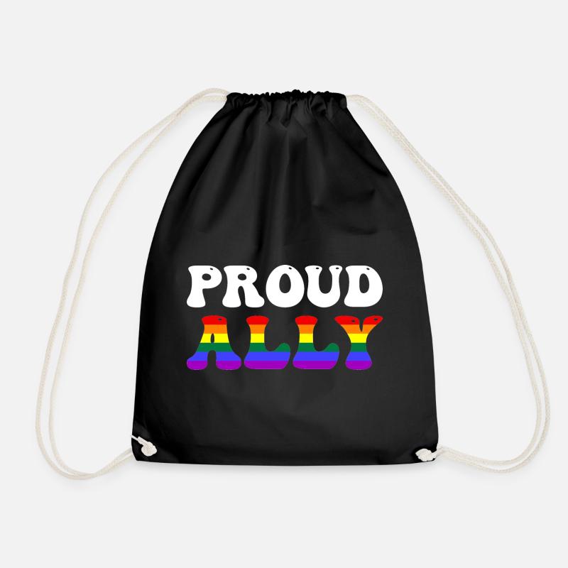 Proud Ally - Turnbeutel - Schwarz