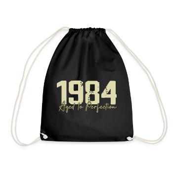 Original 1984 Rétro 1984 Cadeau d’anniversaire 1984 - Sac de sport léger - noir - Devant