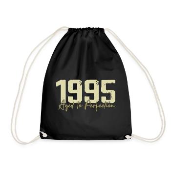 Original 1995 Rétro 1995 Cadeau d’anniversaire 1995 - Sac de sport léger - noir - Devant