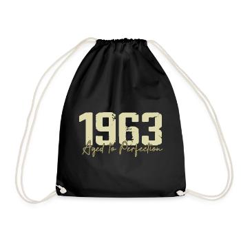 Original 1963 Rétro 1963 Cadeau d’anniversaire 1963 - Sac de sport léger - noir - Devant