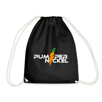 Pumpernickel Karotte - Turnbeutel - Schwarz - Vorne