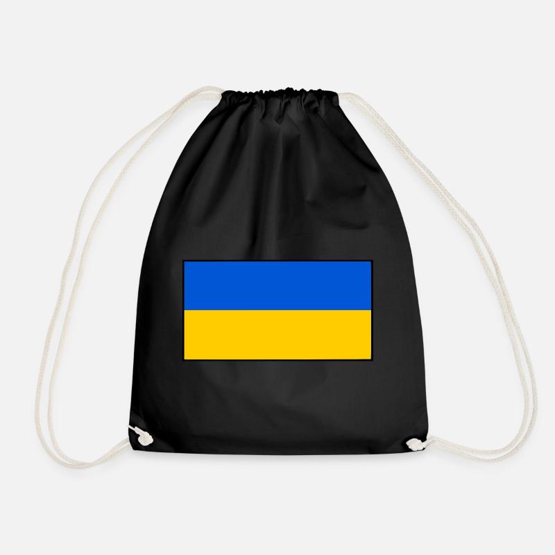 Ukraine - Turnbeutel - Schwarz
