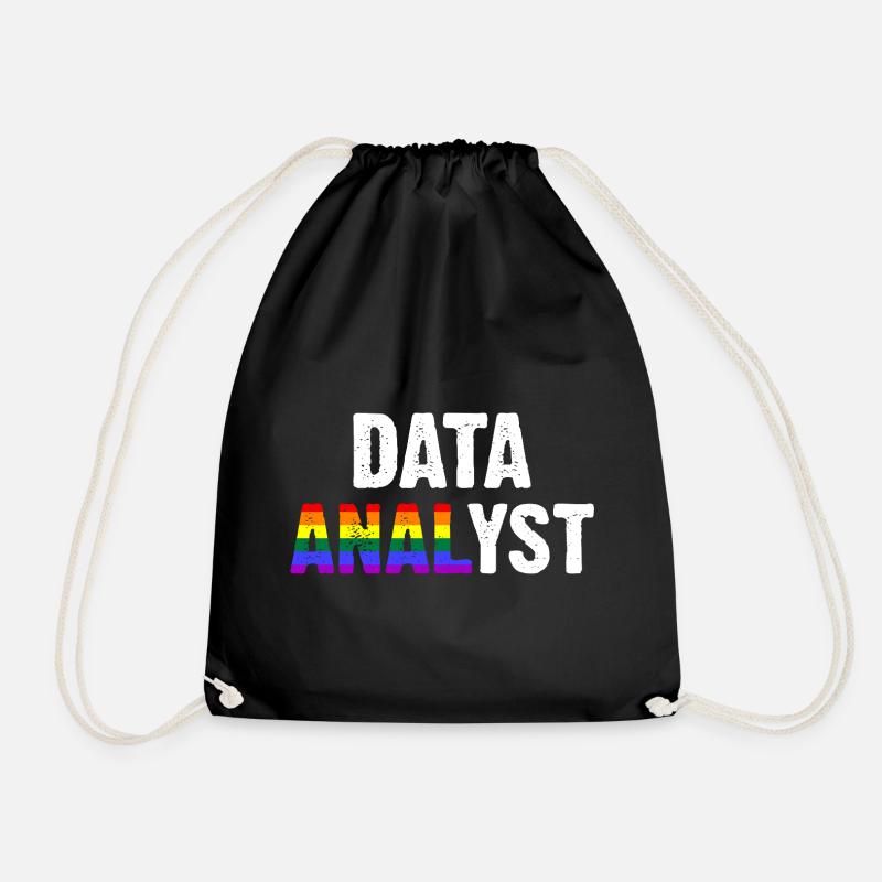 Data Analyst - Turnbeutel - Schwarz