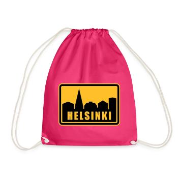Helsinki - Turnbeutel - Fuchsia - Vorne