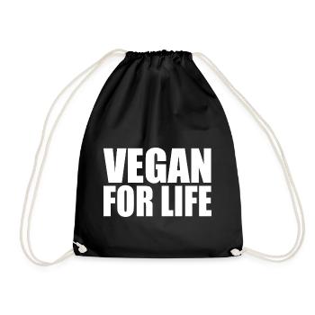 Vegan - Sac de sport léger - noir - Devant