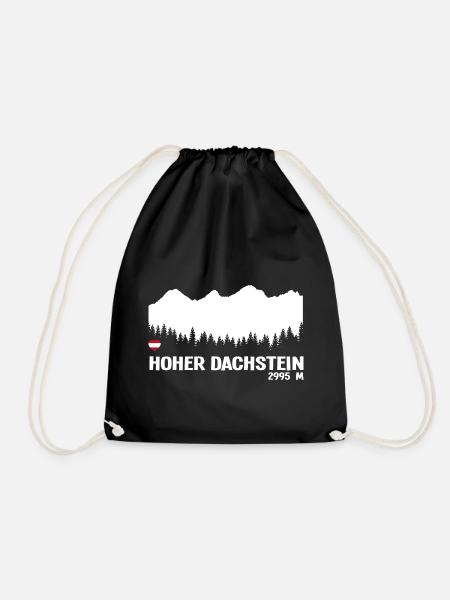 Hoher Dachstein Austria Schladming Steiermark Berg - Turnbeutel - Schwarz