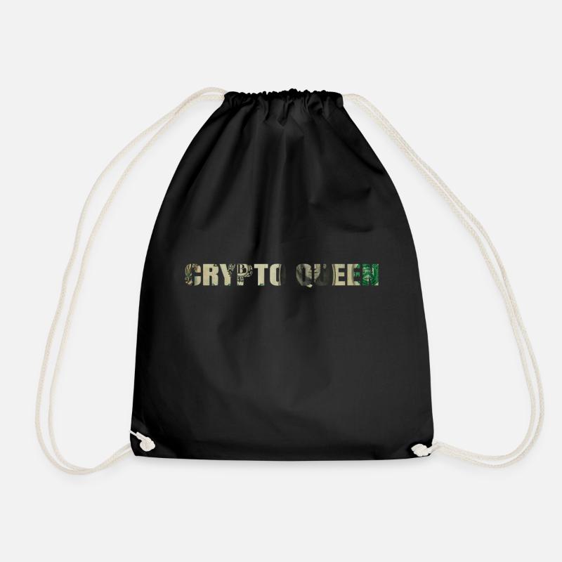 Crypto Queen - Turnbeutel - Schwarz