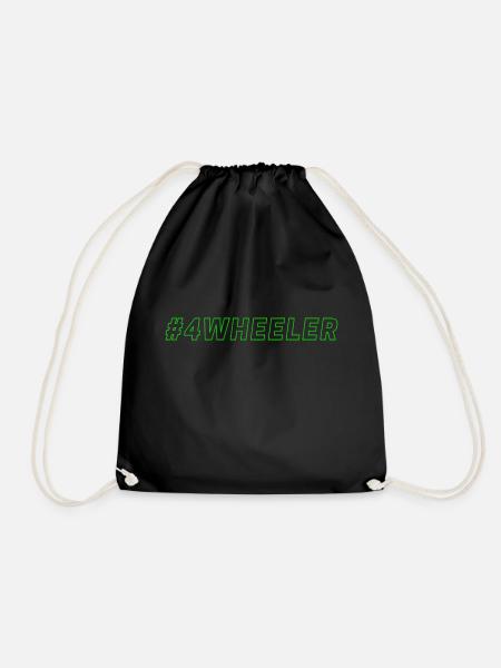 #4Wheeler - Turnbeutel - Schwarz