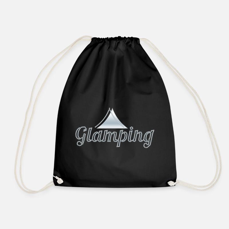 glamping silver - Turnbeutel - Schwarz