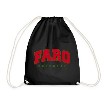Faro - Drawstring Bag - black - Front