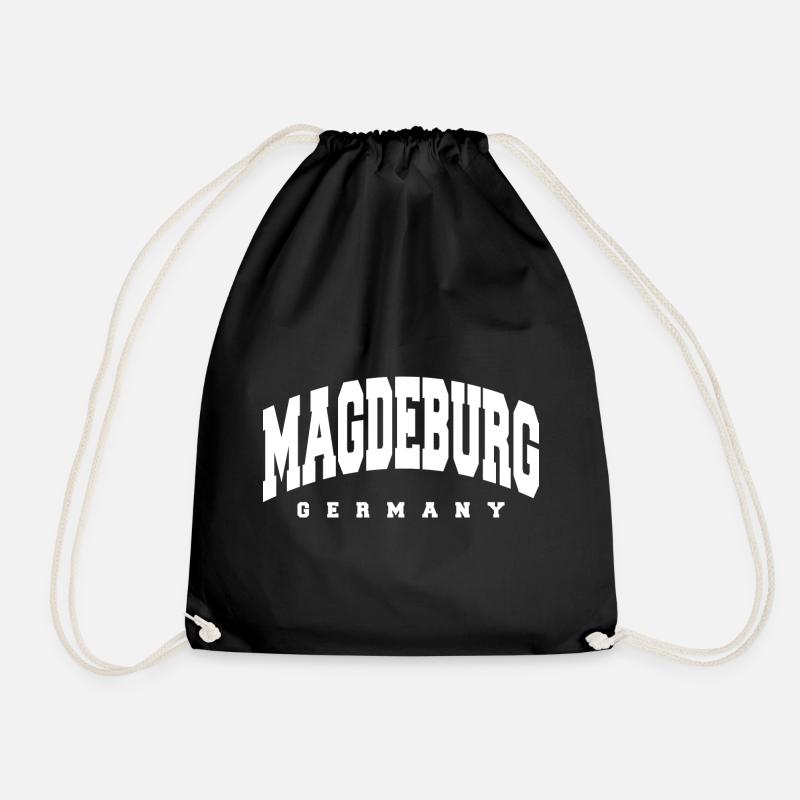 Magdeburg - Turnbeutel - Schwarz