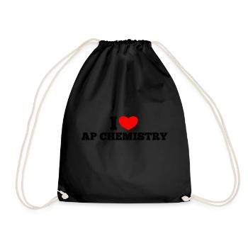 AP Chemistry Funny High School AP Class Survivor - Drawstring Bag - black - Front