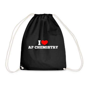 AP Chemistry Funny High School AP Class Survivor - Drawstring Bag - black - Front