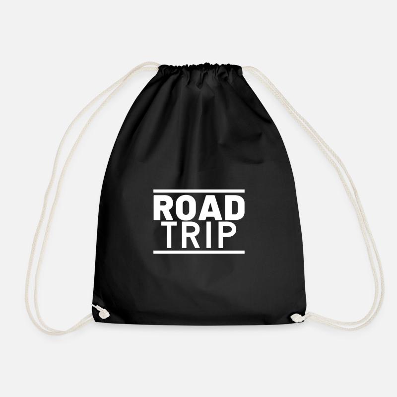 Ausflug. Road Trip Geschenk - Turnbeutel - Schwarz