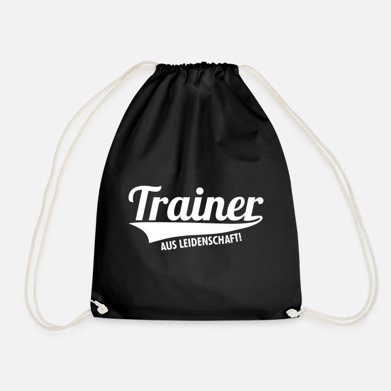 Trainer aus Leidenschaft - Turnbeutel - Schwarz