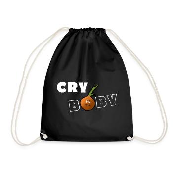 CRY BABY Heulsuse onion - Drawstring Bag - black - Front