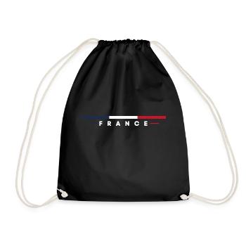 France aime <3 - Sac de sport léger - noir - Devant