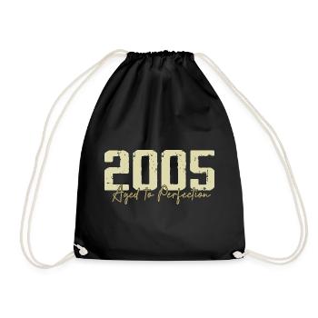 Original 2005 Rétro 2005 Cadeau d’anniversaire 2005 - Sac de sport léger - noir - Devant