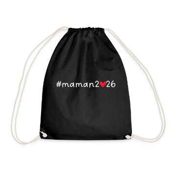 Mama 2026 - Turnbeutel - Schwarz - Vorne