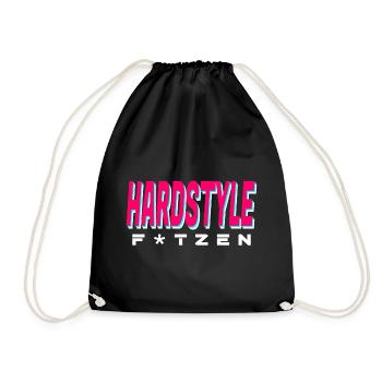 Hardstyle Festival - Turnbeutel - Schwarz - Vorne