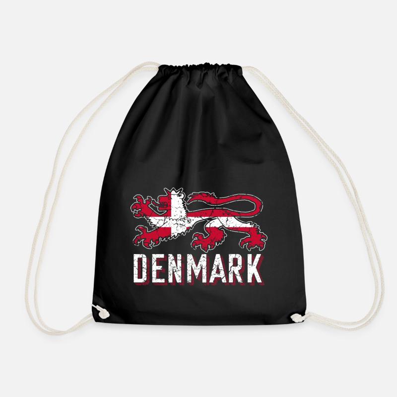 Dänemark - Turnbeutel - Schwarz