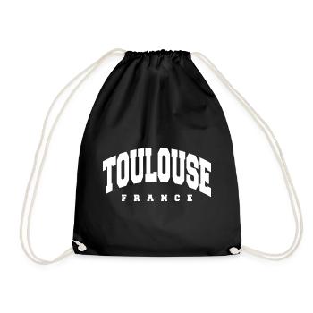 Toulouse - Turnbeutel - Schwarz - Vorne