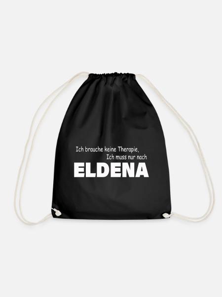 Therapie ELDENA - Turnbeutel - Schwarz