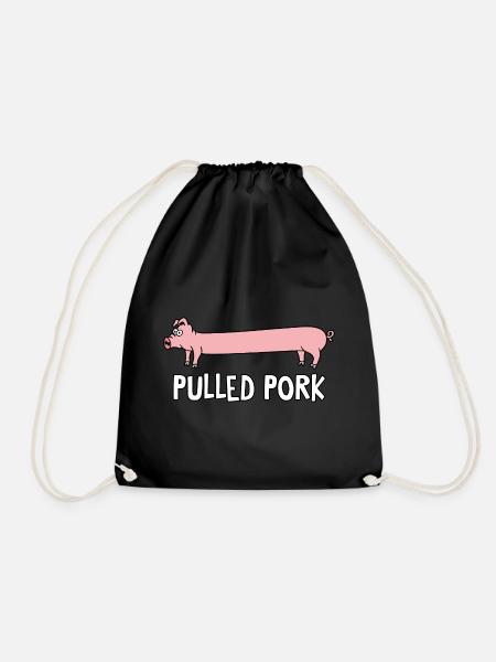 Pulled Pork - Turnbeutel - Schwarz