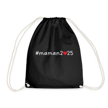 Mama 2025 - Turnbeutel - Schwarz - Vorne