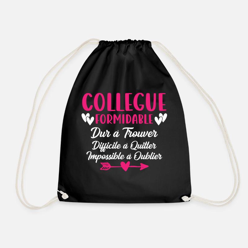 Collègue formidable dur à trouver - Sac de sport léger - noir