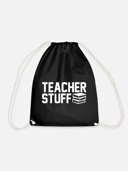 Teacher Stuff - Turnbeutel - Schwarz