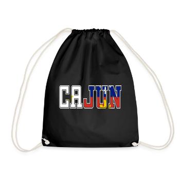 Cajun Pride Louisiane Racines Patriotique - Sac de sport léger - noir - Devant