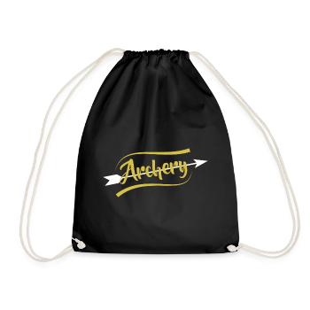 Archer flèche arc arc - Sac de sport léger - noir - Devant