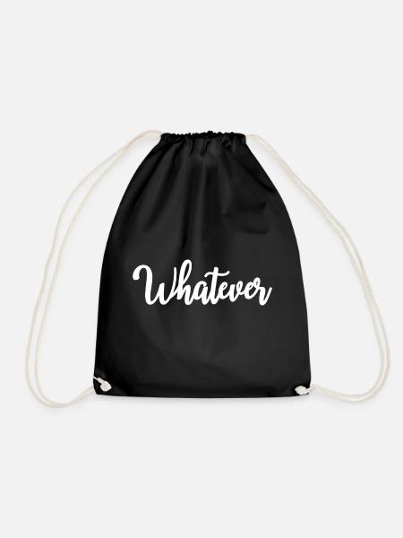 Whatever - Turnbeutel - Schwarz