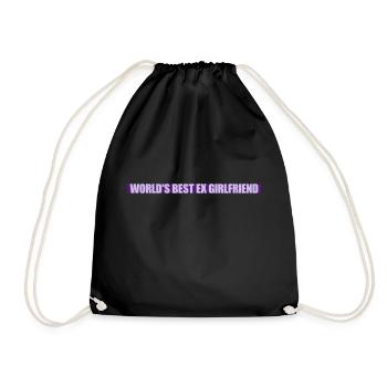 worlds best ex girlfriend - Turnbeutel - Schwarz - Vorne