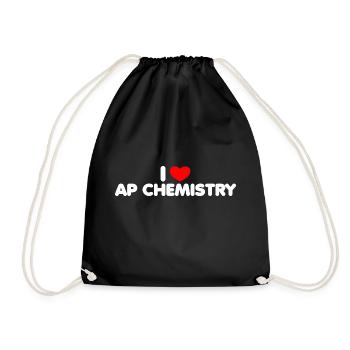 AP Chemistry Funny High School AP Class Survivor - Drawstring Bag - black - Front