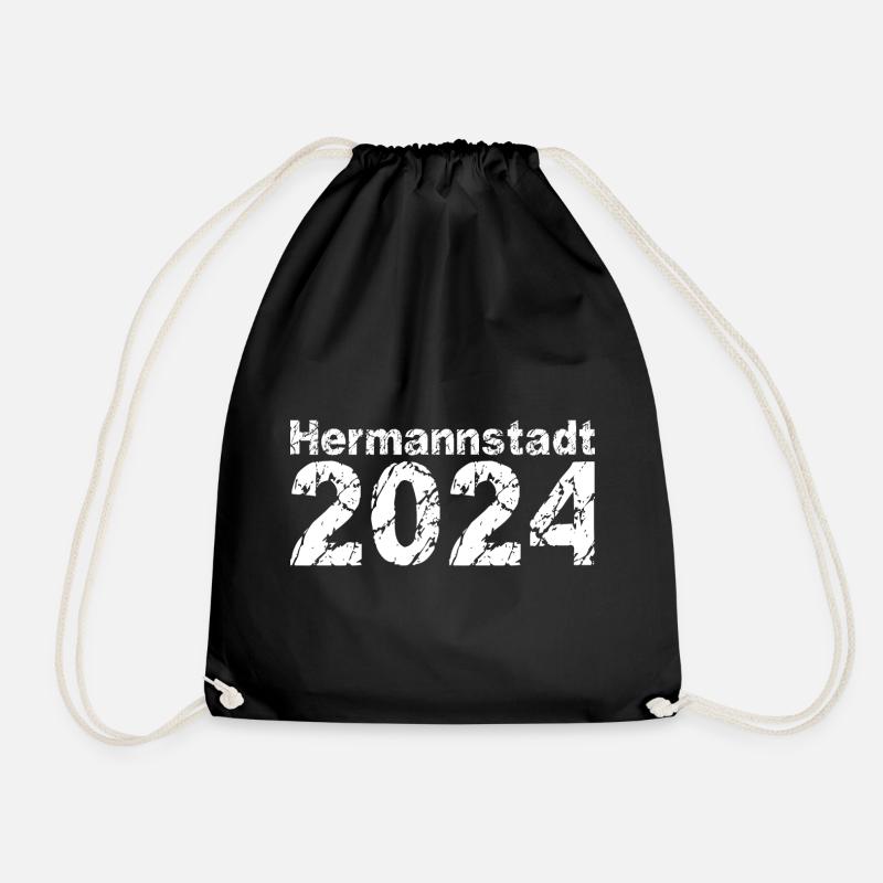 Hermannstadt 2024 - Turnbeutel - Schwarz