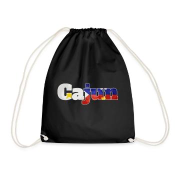 Cajun Pride Louisiane Racines Patriotique - Sac de sport léger - noir - Devant