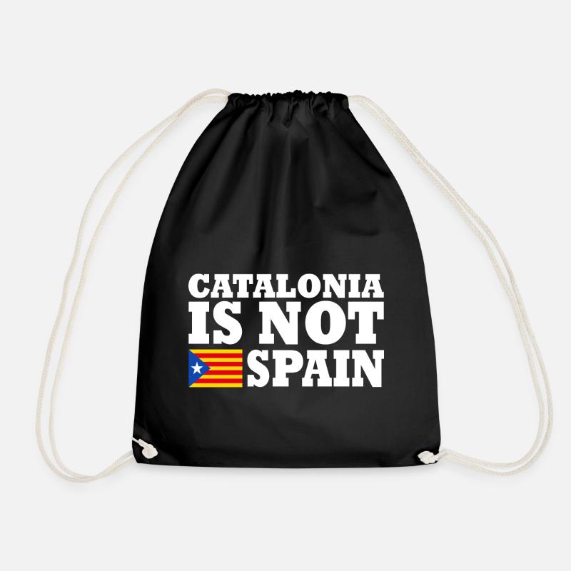 catalonia is not spain - Turnbeutel - Schwarz