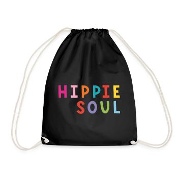 Shirt Hippiesoul - Turnbeutel - Schwarz - Vorne