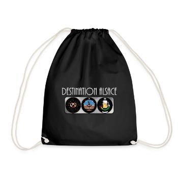 Destination Alsace Contraste Blanc BCB - Sac de sport léger - noir - Devant