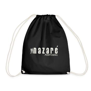 Nazare Surfing Portugal - Drawstring Bag - black - Front